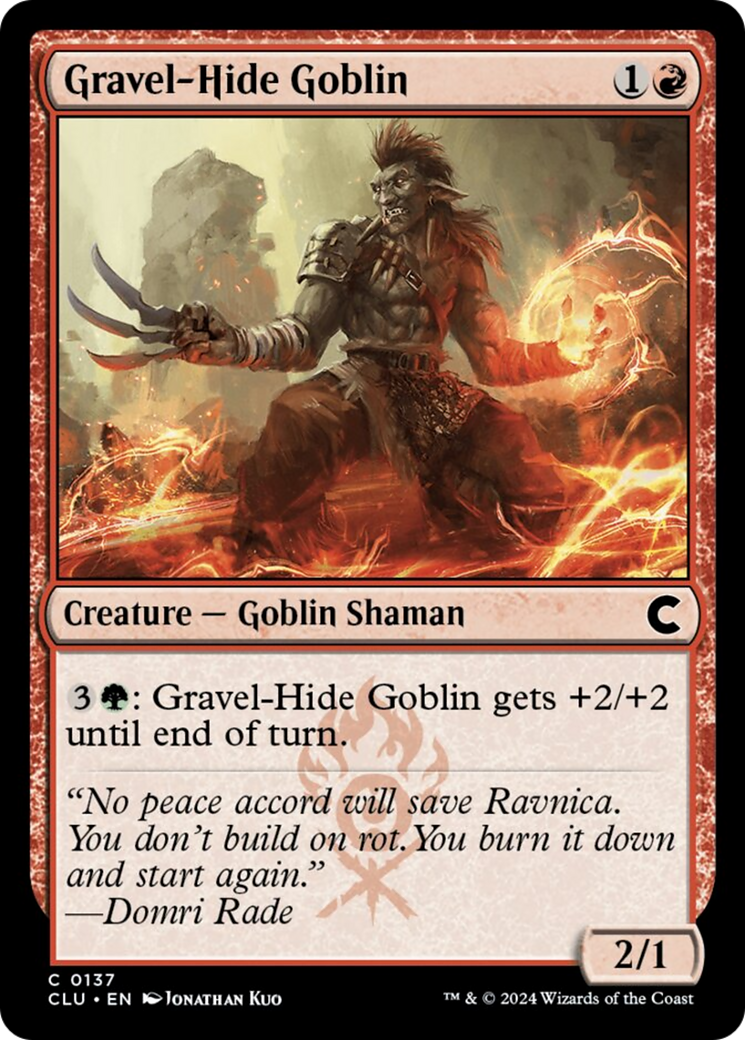 Gravel-Hide Goblin [Ravnica: Clue Edition] | Rook's Games and More