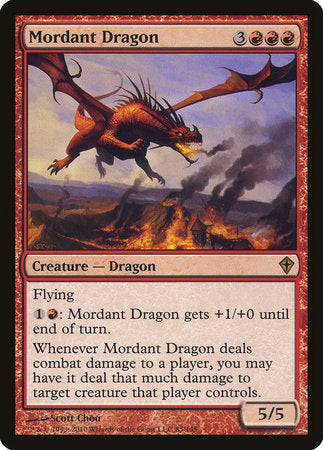 Mordant Dragon [Worldwake] | Rook's Games and More