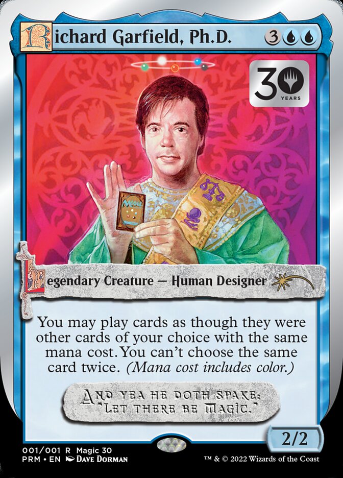 Richard Garfield, Ph.D. [30th Anniversary Promos] | Rook's Games and More