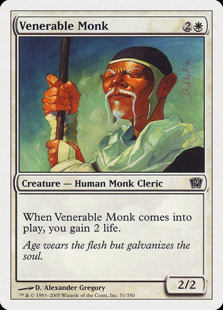 Venerable Monk [Ninth Edition] | Rook's Games and More