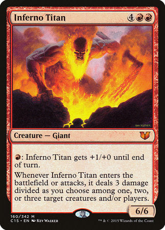 Inferno Titan [Commander 2015] | Rook's Games and More