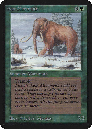 War Mammoth [Limited Edition Alpha] | Rook's Games and More