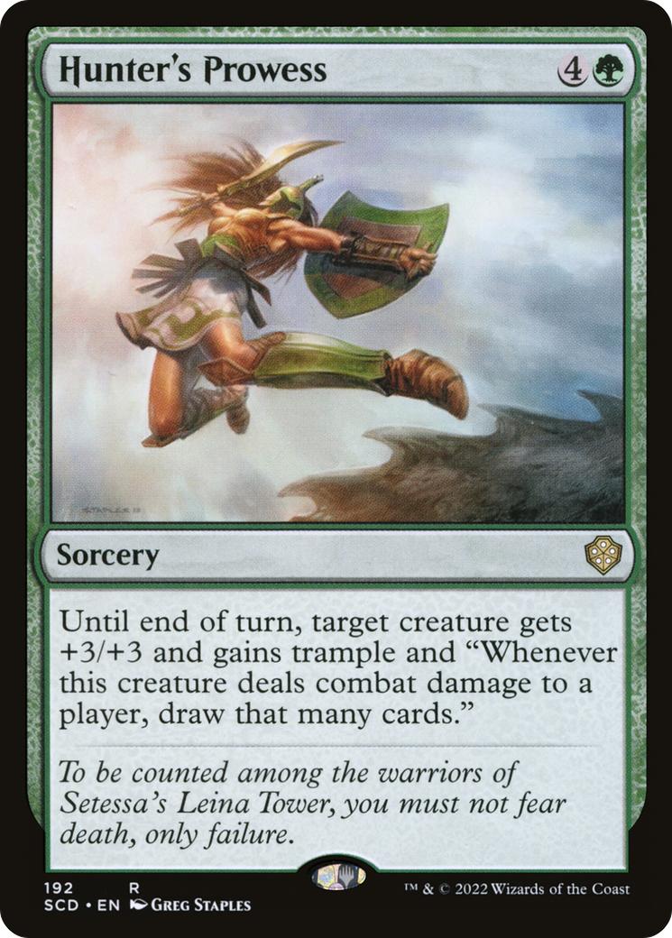 Hunter's Prowess [Starter Commander Decks] | Rook's Games and More