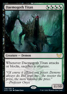 Daemogoth Titan [Strixhaven: School of Mages] | Rook's Games and More