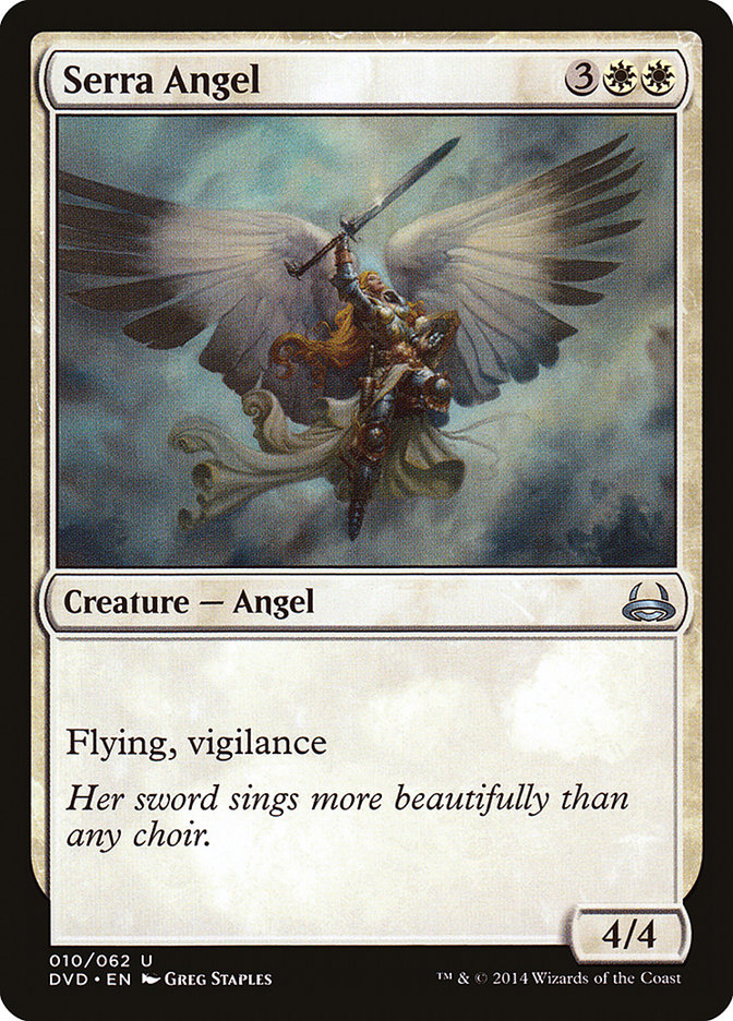 Serra Angel (Divine vs. Demonic) [Duel Decks Anthology] | Rook's Games and More