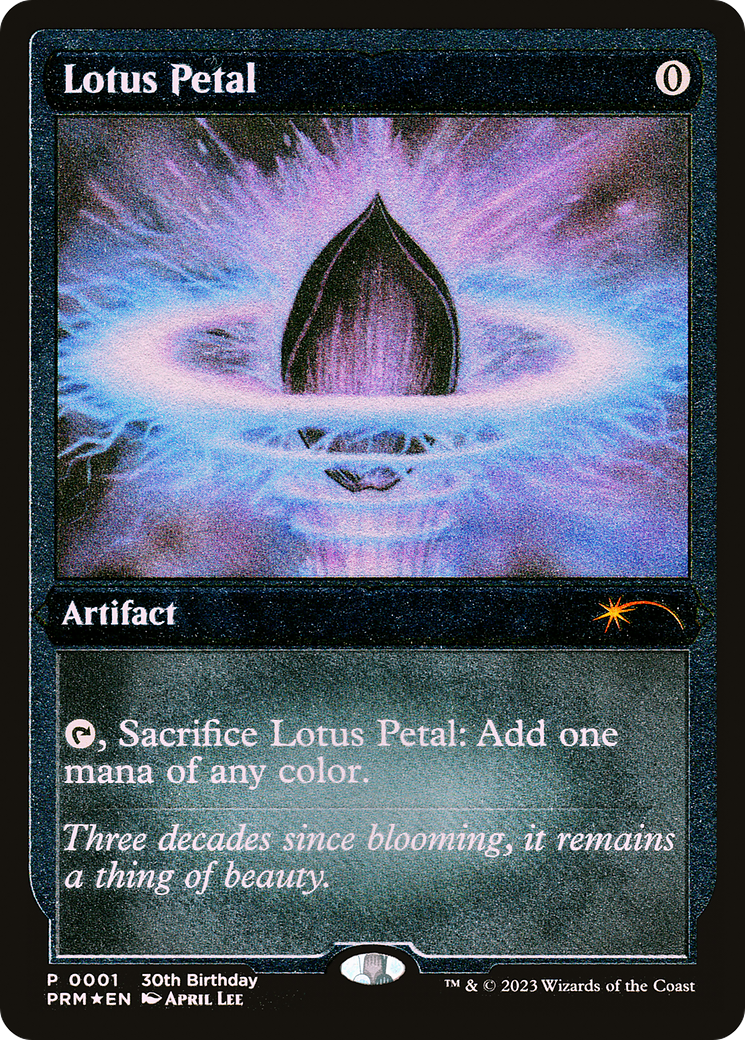 Lotus Petal (Foil Etched) [30th Anniversary Promos] | Rook's Games and More