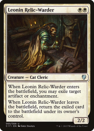 Leonin Relic-Warder [Commander 2017] | Rook's Games and More