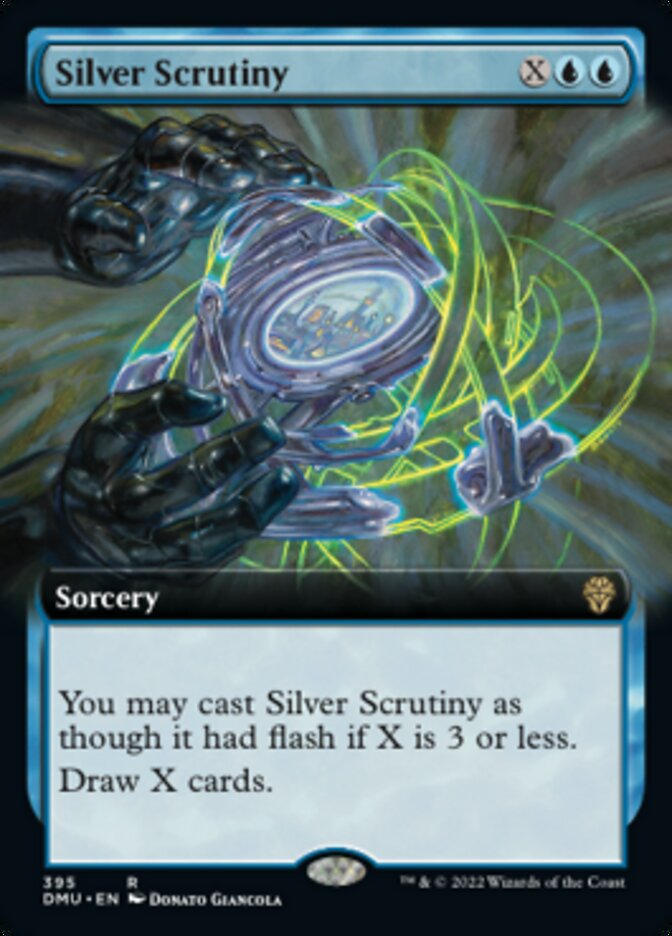 Silver Scrutiny (Extended Art) [Dominaria United] | Rook's Games and More