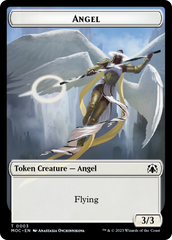 Angel (3) // Demon Double-Sided Token [March of the Machine Commander Tokens] | Rook's Games and More