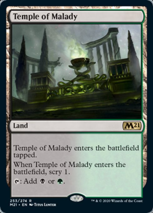 Temple of Malady [Core Set 2021] | Rook's Games and More