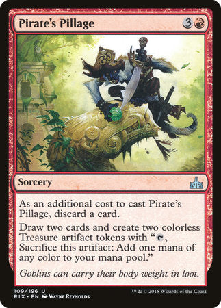 Pirate's Pillage [Rivals of Ixalan] | Rook's Games and More