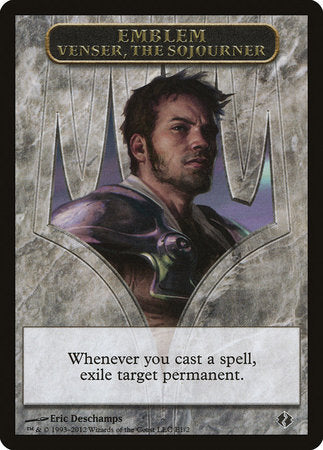 Emblem - Venser, the Sojourner [Duel Decks: Venser vs. Koth Tokens] | Rook's Games and More