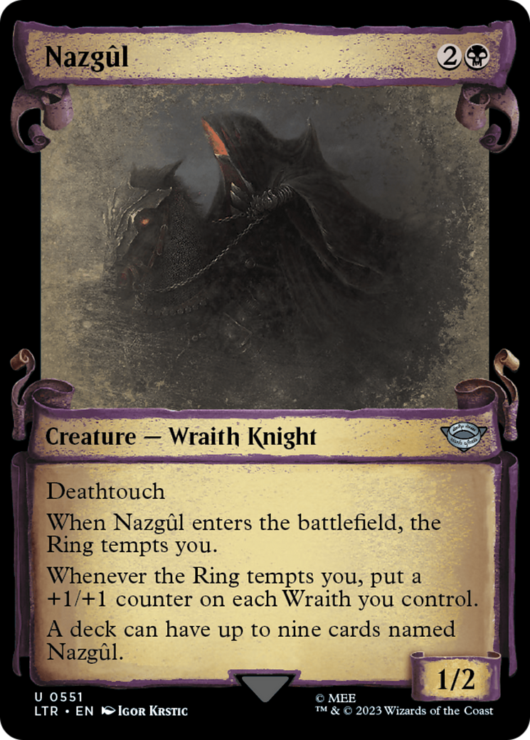 Nazgul (0551) [The Lord of the Rings: Tales of Middle-Earth Showcase Scrolls] | Rook's Games and More