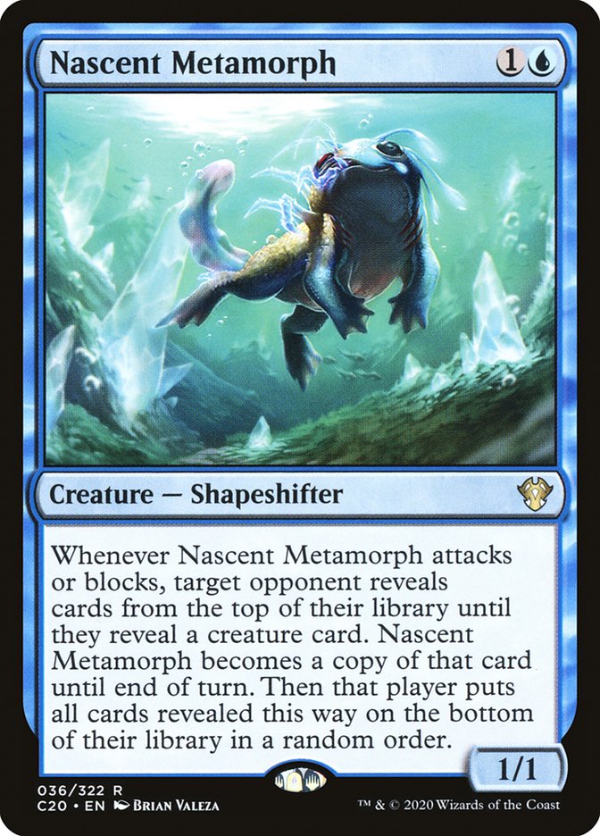 Nascent Metamorph [Commander 2020] | Rook's Games and More