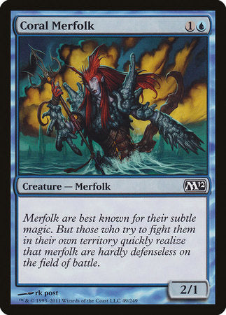 Coral Merfolk [Magic 2012] | Rook's Games and More
