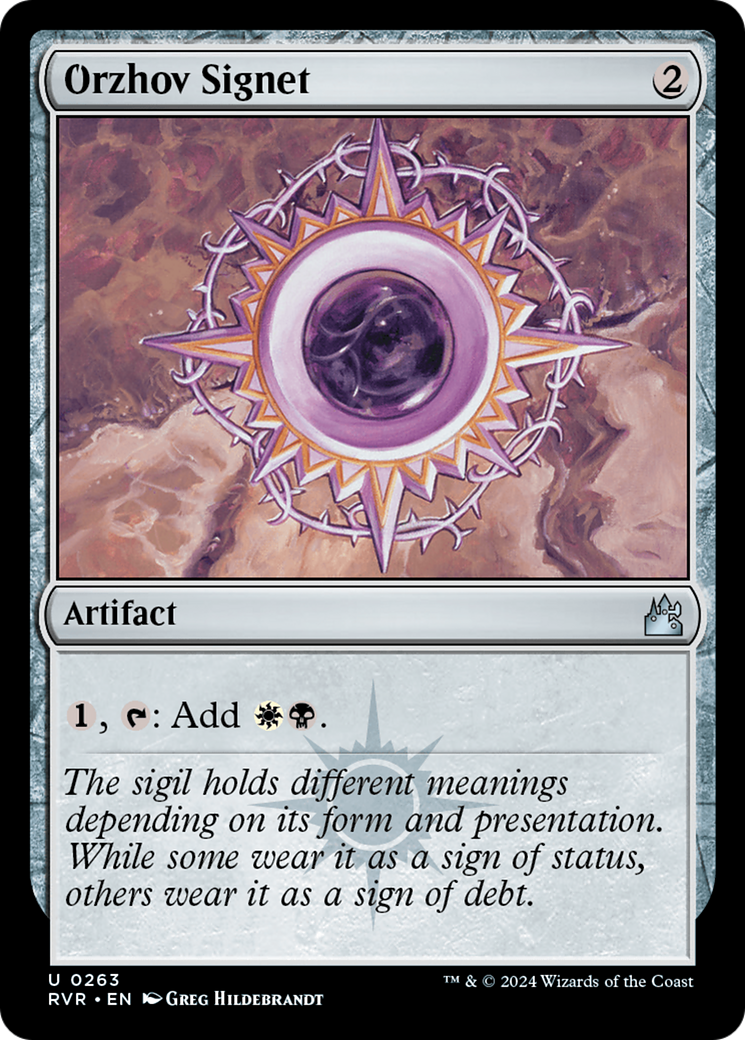 Orzhov Signet [Ravnica Remastered] | Rook's Games and More