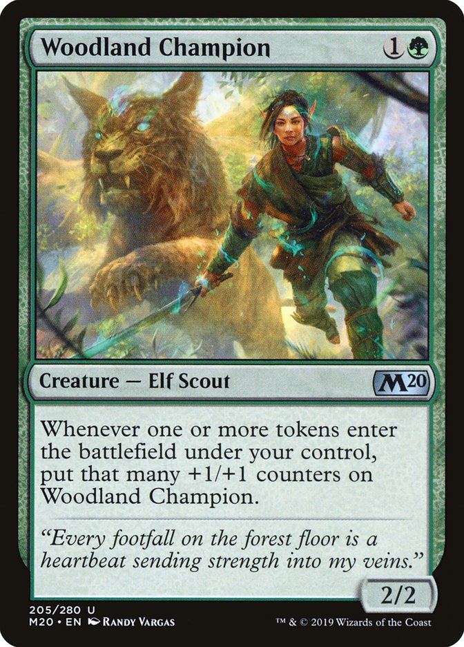 Woodland Champion [Core Set 2020] | Rook's Games and More