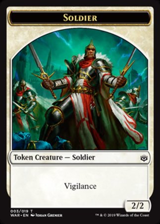 Soldier Token [War of the Spark Tokens] | Rook's Games and More