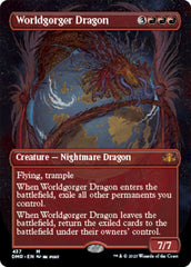 Worldgorger Dragon (Borderless Alternate Art) [Dominaria Remastered]