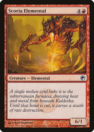 Scoria Elemental [Scars of Mirrodin] | Rook's Games and More
