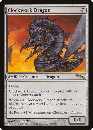 Clockwork Dragon [Mirrodin] | Rook's Games and More