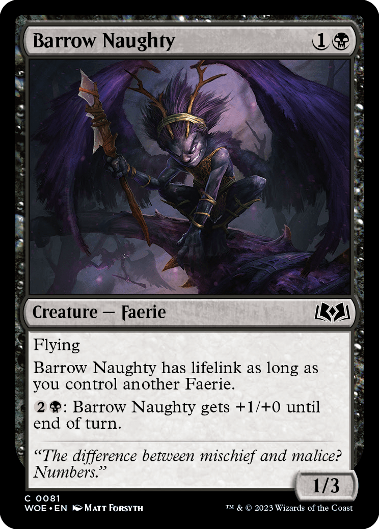 Barrow Naughty [Wilds of Eldraine] | Rook's Games and More