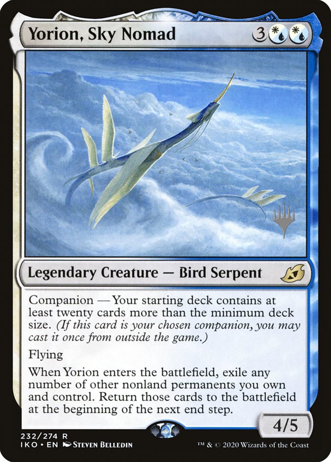 Yorion, Sky Nomad (Promo Pack) [Ikoria: Lair of Behemoths Promos] | Rook's Games and More
