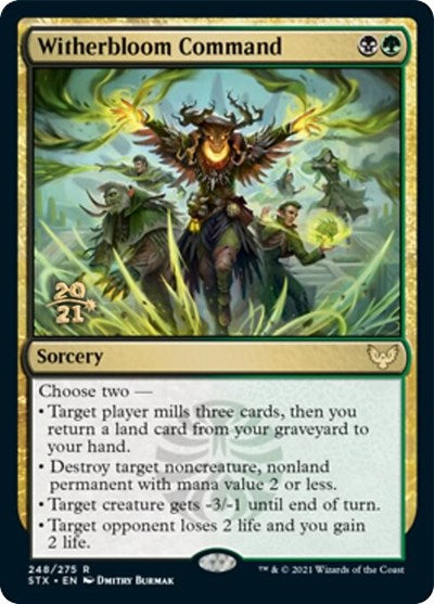 Witherbloom Command [Strixhaven: School of Mages Prerelease Promos] | Rook's Games and More