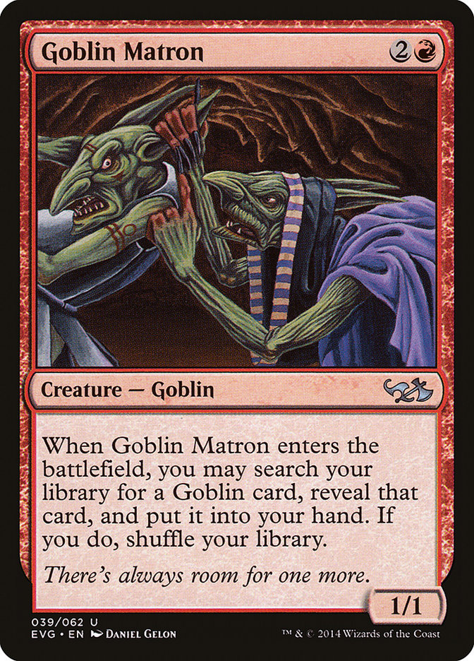 Goblin Matron (Elves vs. Goblins) [Duel Decks Anthology] | Rook's Games and More