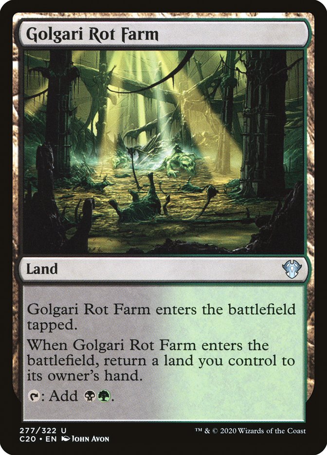 Golgari Rot Farm [Commander 2020] | Rook's Games and More