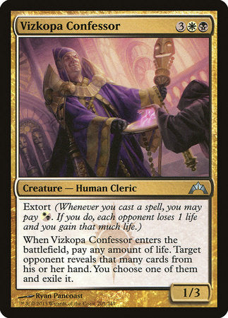 Vizkopa Confessor [Gatecrash] | Rook's Games and More