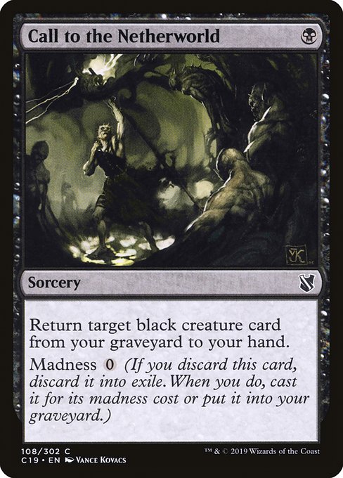 Call to the Netherworld [Commander 2019] | Rook's Games and More