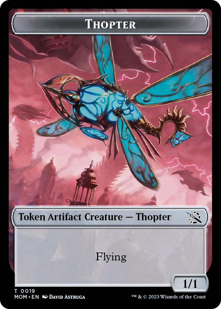 First Mate Ragavan // Thopter Double-Sided Token [March of the Machine Tokens] | Rook's Games and More
