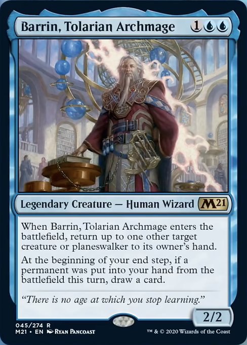 Barrin, Tolarian Archmage [Core Set 2021] | Rook's Games and More