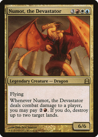 Numot, the Devastator [Commander 2011] | Rook's Games and More