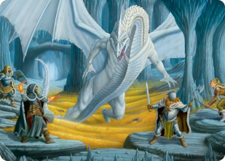 Cave of the Frost Dragon Art Card [Dungeons & Dragons: Adventures in the Forgotten Realms Art Series] | Rook's Games and More