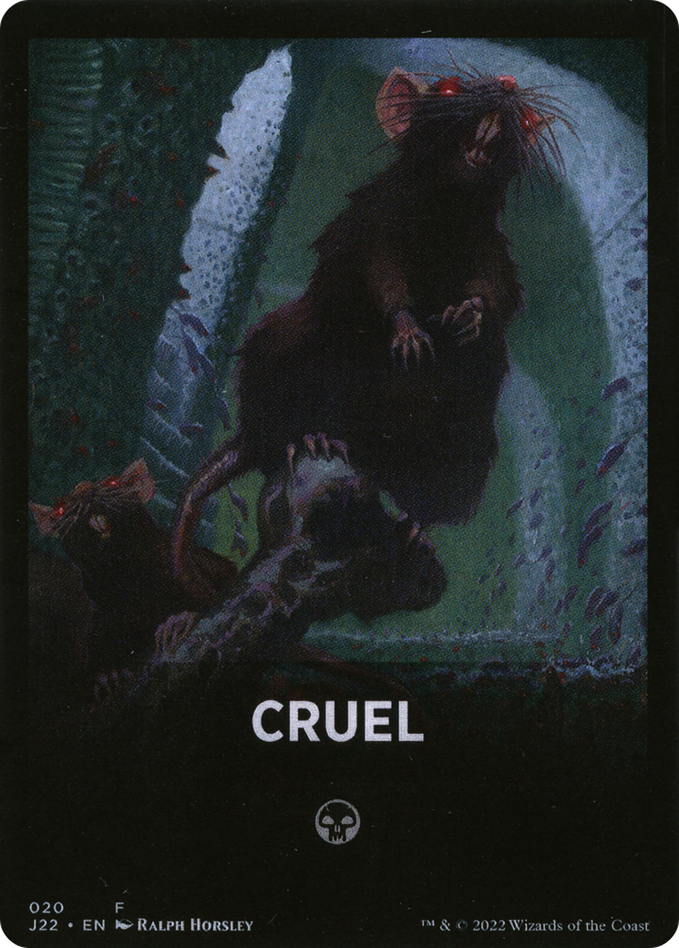 Cruel Theme Card [Jumpstart 2022 Front Cards] | Rook's Games and More