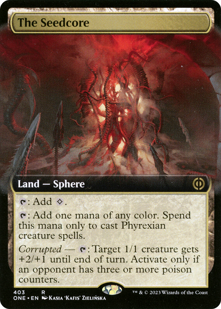 The Seedcore (Extended Art) [Phyrexia: All Will Be One] | Rook's Games and More