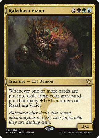 Rakshasa Vizier [Khans of Tarkir] | Rook's Games and More