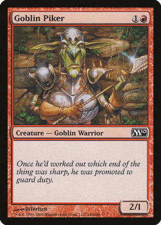 Goblin Piker [Magic 2010] | Rook's Games and More