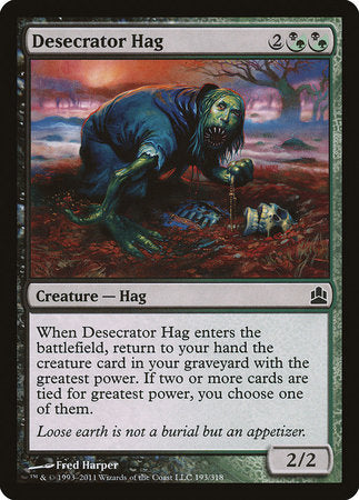 Desecrator Hag [Commander 2011] | Rook's Games and More