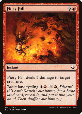 Fiery Fall [Archenemy: Nicol Bolas] | Rook's Games and More