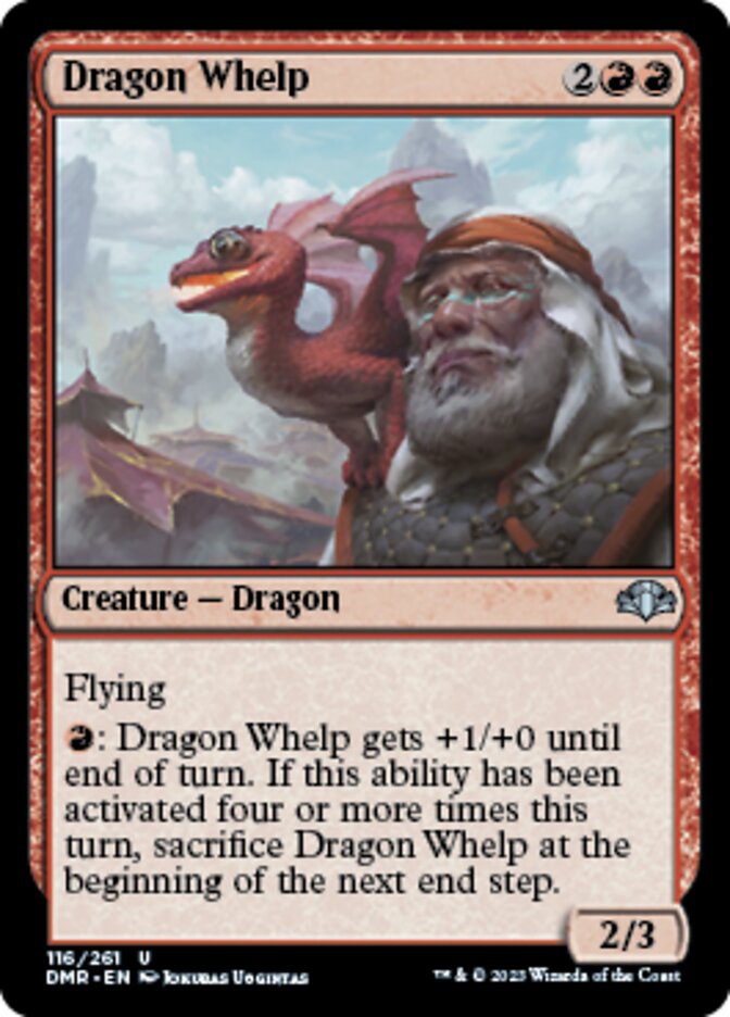 Dragon Whelp [Dominaria Remastered] | Rook's Games and More