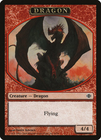 Dragon Token [Shards of Alara Tokens] | Rook's Games and More