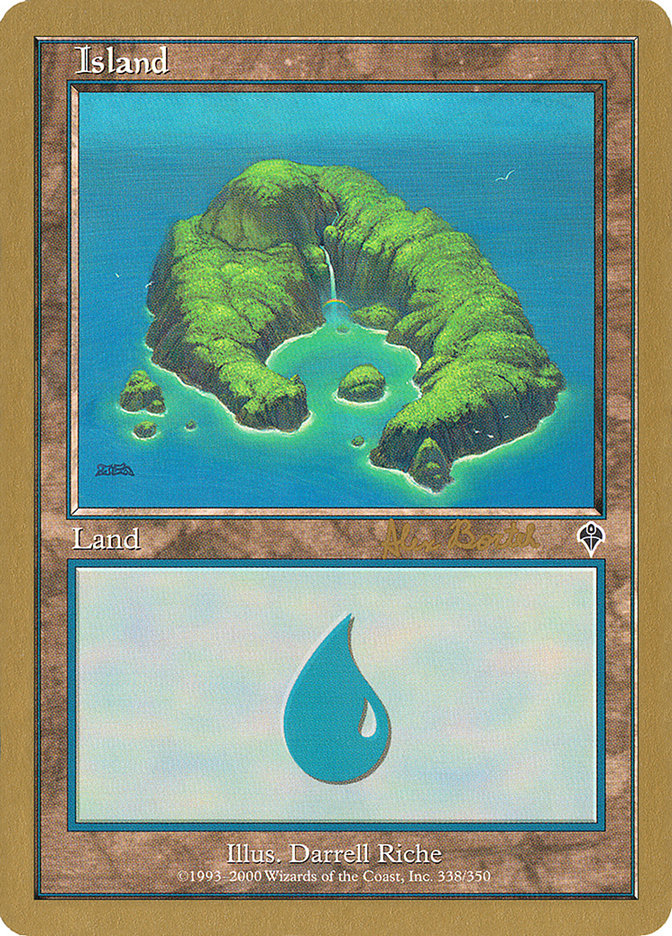 Island (ab338) (Alex Borteh) [World Championship Decks 2001] | Rook's Games and More