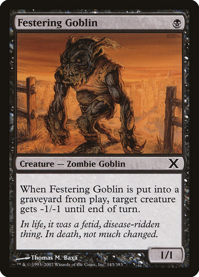 Festering Goblin [Tenth Edition] | Rook's Games and More