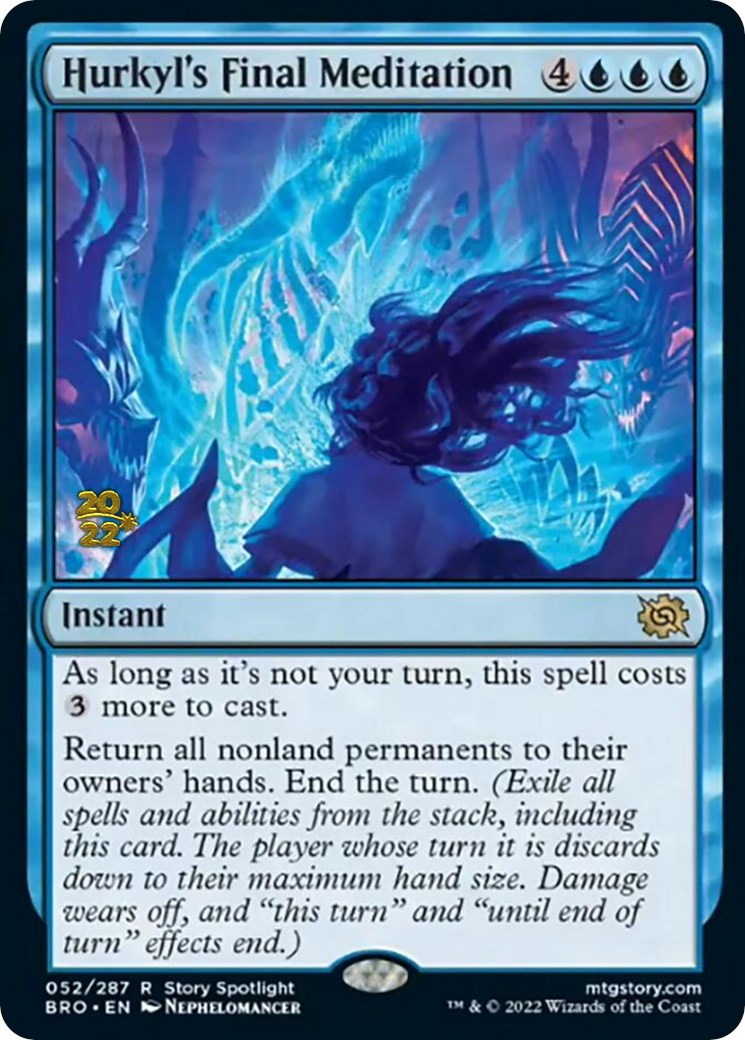 Hurkyl's Final Meditation [The Brothers' War: Prerelease Promos] | Rook's Games and More