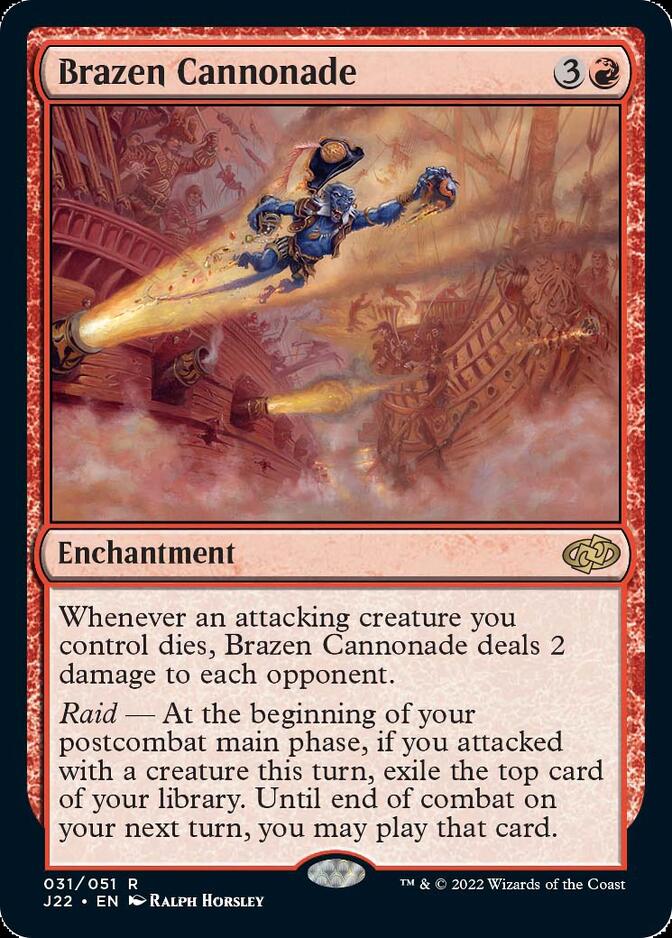 Brazen Cannonade [Jumpstart 2022] | Rook's Games and More