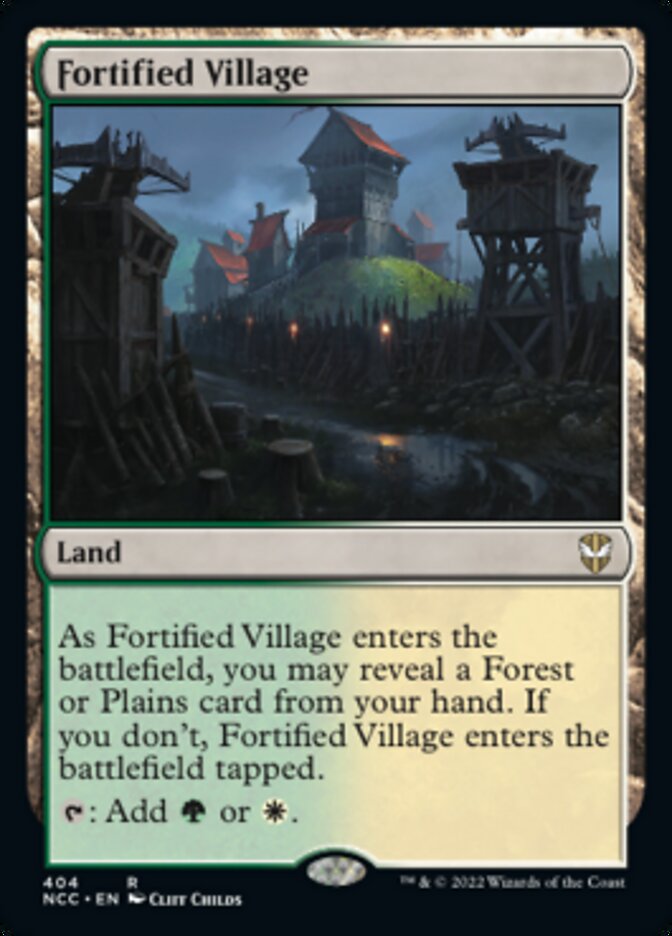 Fortified Village [Streets of New Capenna Commander] | Rook's Games and More