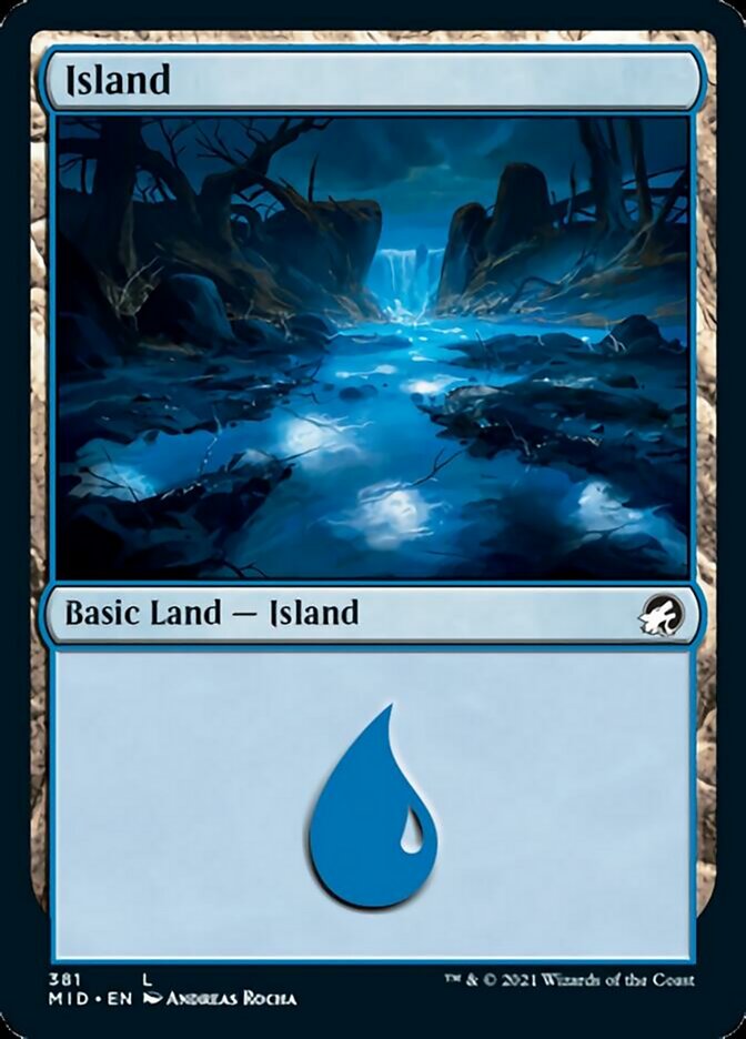 Island (381) [Innistrad: Midnight Hunt] | Rook's Games and More